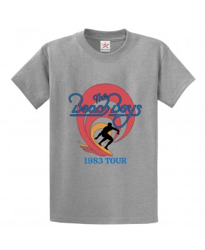 The Beach Boys 1983 Tour Classic Unisex Kids and Adults Fan T-Shirt for Music Lovers